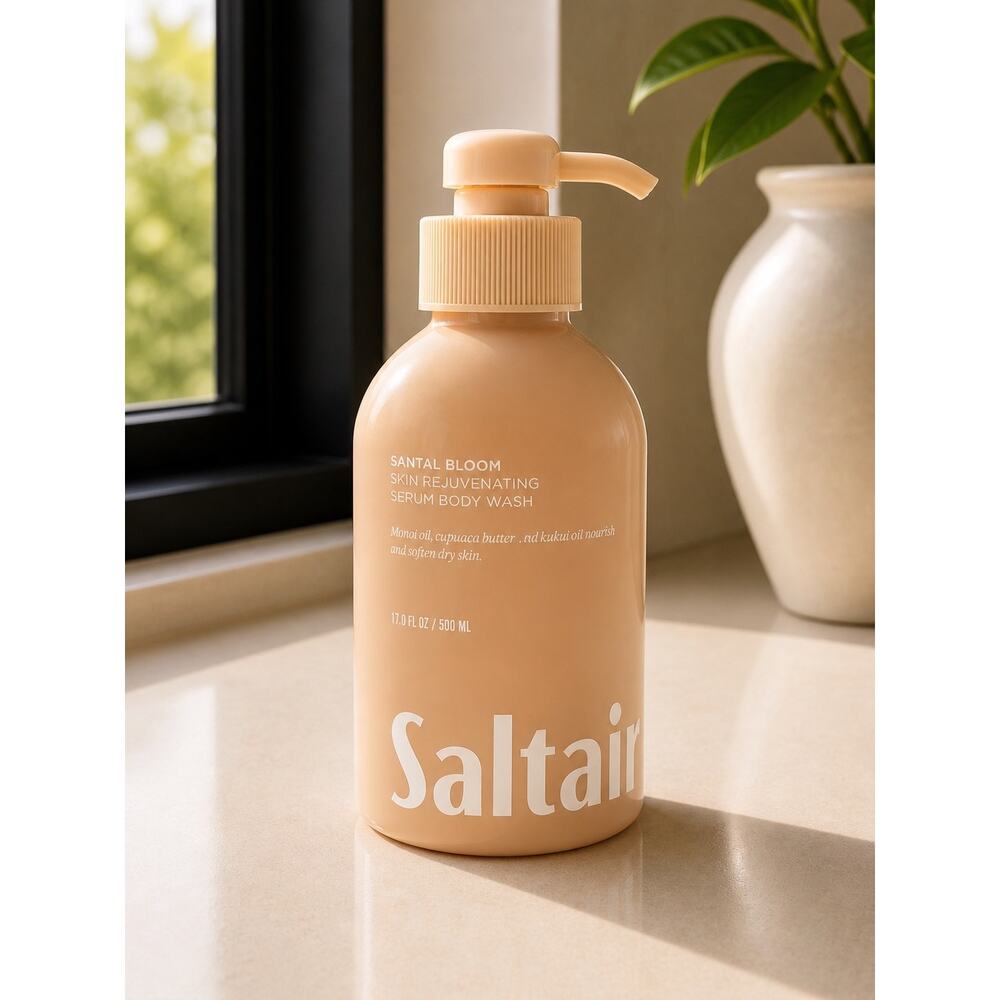 $15 New Saltair Santal Bloom Body Wash 17oz | Skin Rejuvenating Serum Wash